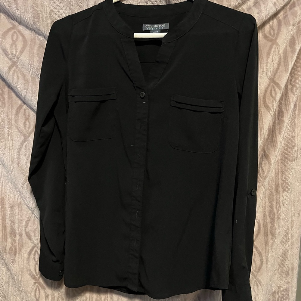 Covington black blouse